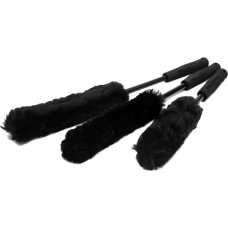 ЩЕТКА ДЛЯ ДИСКОВ АВТОМОБИЛЯ ИЗ НАТУРАЛЬНОЙ ШЕРСТИ