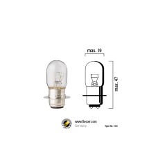 Flösser P15d-25-1 12V 35/35W