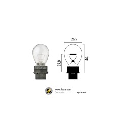 Flösser P27W W2,5х16d 12V 27W US 3156