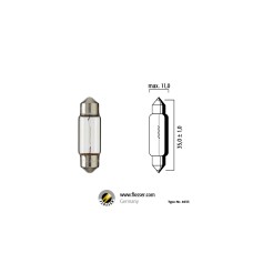 Flösser C5W SV8,5 12V 5W 11x35 mm