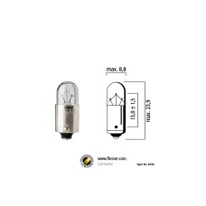 Flösser BA 9s 12V 2W