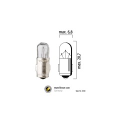 Flösser BA 7s 24V 3W