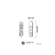 Flösser W1,2W W 2х4,6d 24V 1,2W T 5