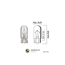 Flösser W5W W2,1х9,5d 24V 5W