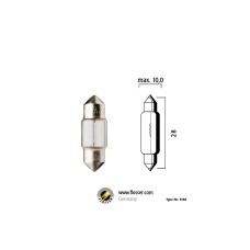 Flösser SV8,5 12V 10W 10x28 mm
