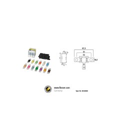 предохранитель европейского типа : 80A 100A 125A 150А  175А  200А 250A 300A 350A 400A 450A 500A