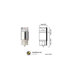 Flösser W5W W2,1х9,5d 12-24V 5W LED 6500K комплект 2 шт.