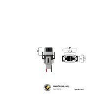 Flösser Патрон для лампочек типа 881/886/894 с кабелем