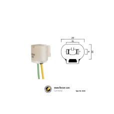 Flösser Патрон для лампочек типа HB4 с кабелем